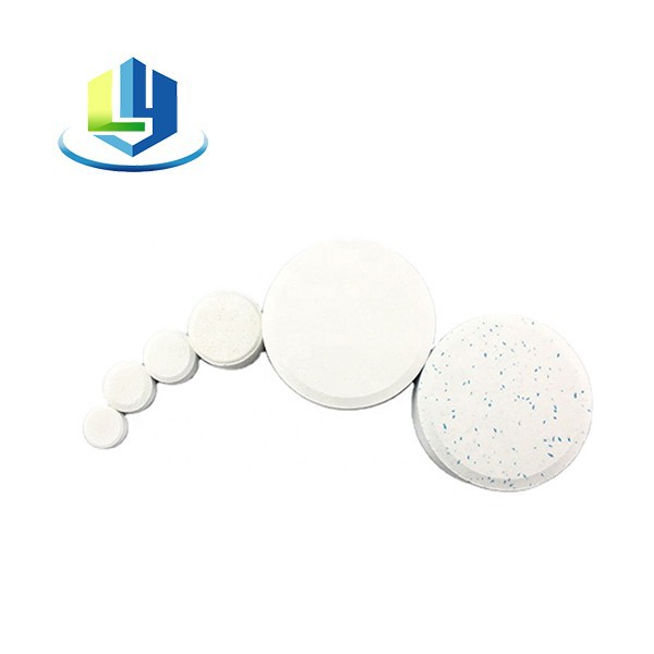 Functional chlorine tablets