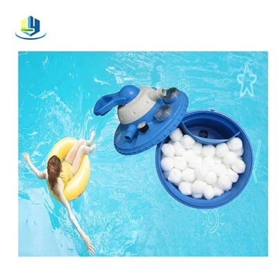 متبادل ریت بیکٹیریل الکلائن واٹر میڈیا پالئیےسٹر سوئمنگ پول فلٹر فائبر بال