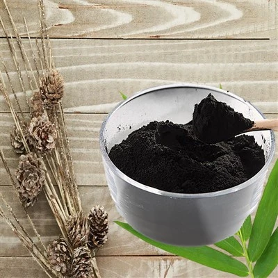 ایکٹو فوڈ گریڈ بانس چارکول سپلائر 100% قدرتی بڑی سطح کا علاقہ بانس چارکول پاؤڈر
